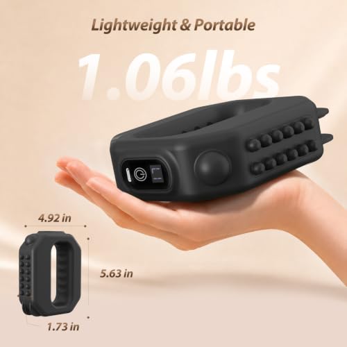 AddWin 2026 New Fascia Ring, Multifunctional Full-Body Hands-Free Massage Tool, Mini Muscle Recovery Fascia Ring Machine, Ergonomic Design with Waist Belt, Adjustable Massage Modes
