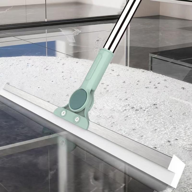 Rodo de Silicone Para Limpeza de Piso Vidros Com Gancho Secos e Molhados Uso Duplo Vassoura Mágica