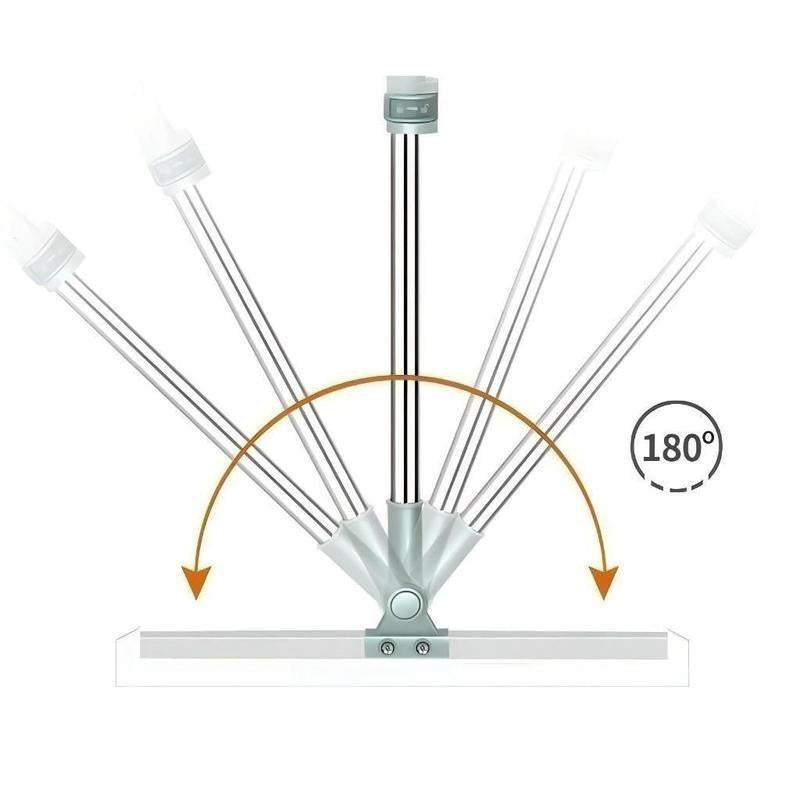 Rodo de Silicone Para Limpeza de Piso Vidros Com Gancho Secos e Molhados Uso Duplo Vassoura Mágica